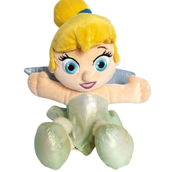 Walt Disney World Tinker Bell Plush 11" Doll Disneyland Peter Pan Snuggle Baby - Picture 7 of 7
